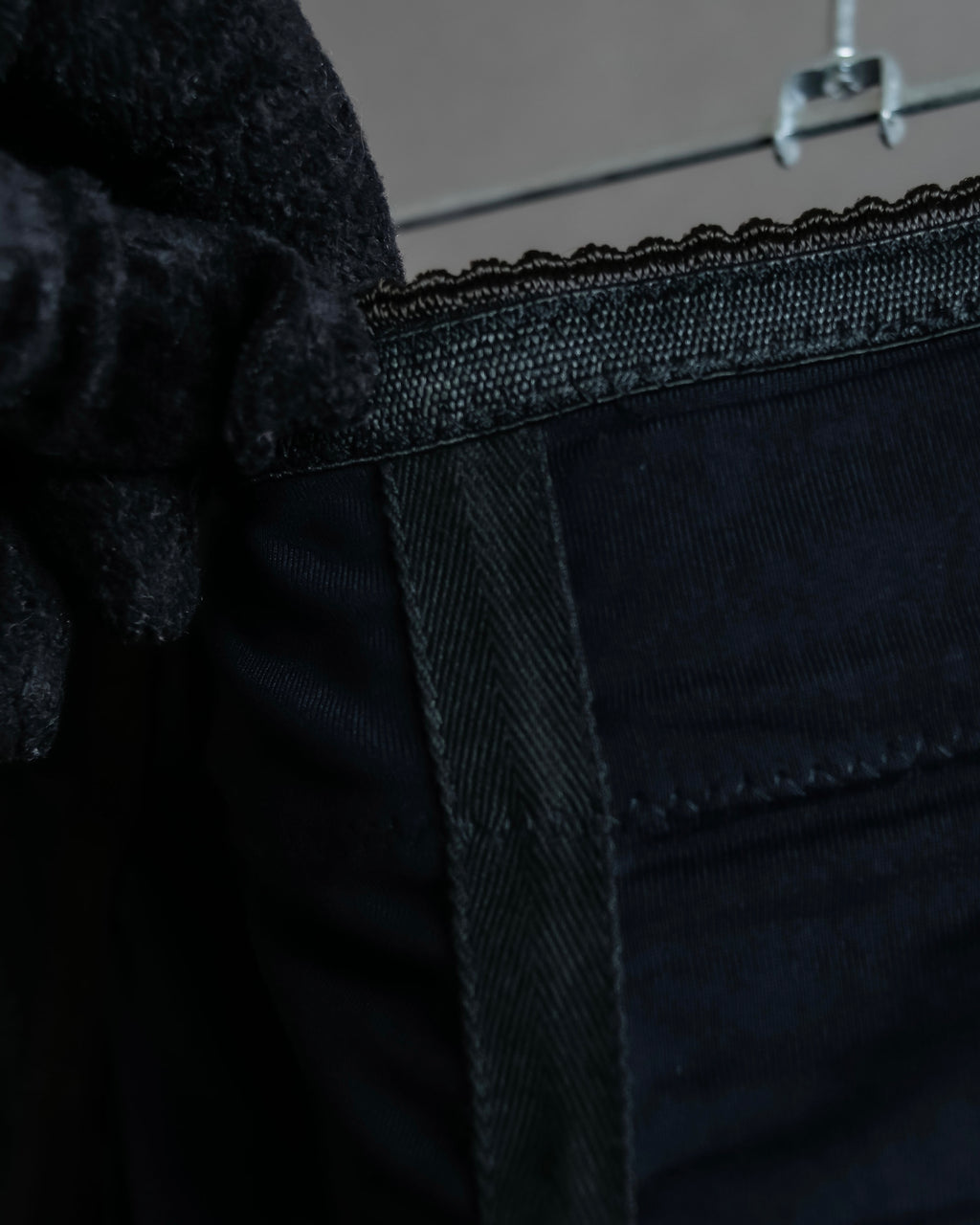 "JEAN PAUL GAULTIER MAILLE FEMME" Sheer shirring design design half pants