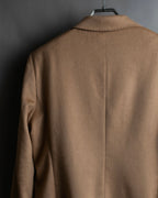"Max Mara" Waist shape silhouette beige tailored jacket