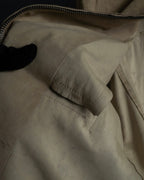 "GUCCI" Sand beige suede set up