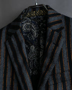 "ETRO" Multi-stripe tailored jacket