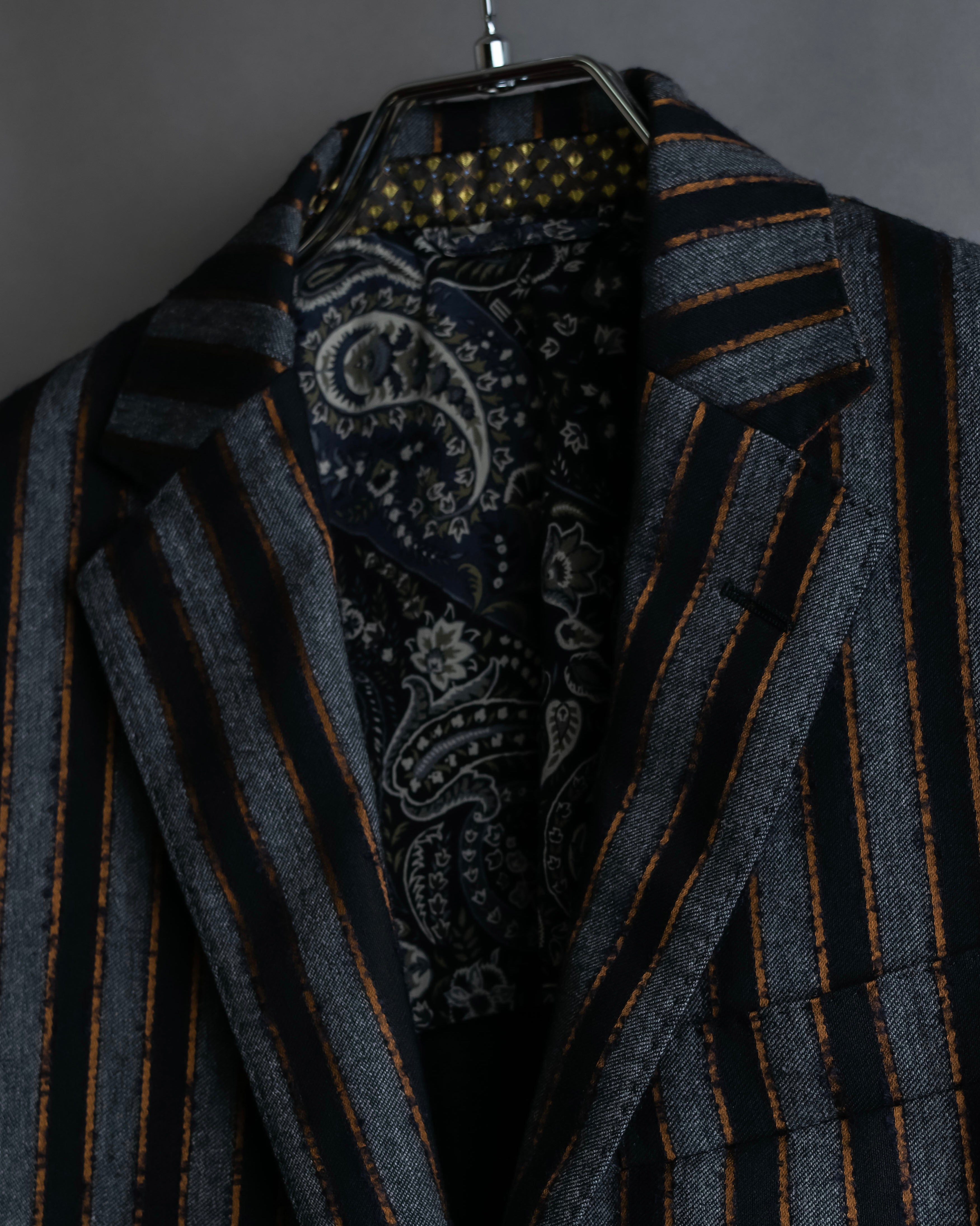 "ETRO" Multi-stripe tailored jacket