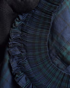 "BURBERRY" Tartan check pattern frill shirt