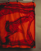 –SPECIAL– “GUCCI” 80’s-90’s Abstract marble print silk scarf