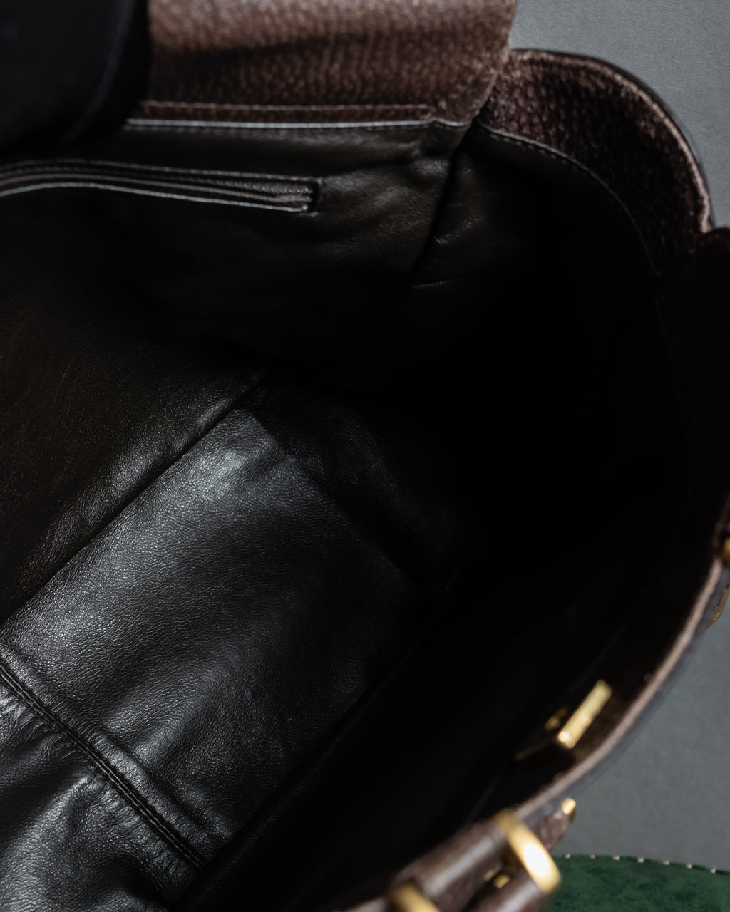 “FENDI” 2010’s Architectural grained leather 3Jours bag