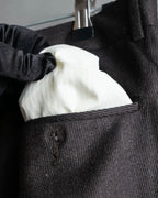 "Vintage wide tapered double-finished slacks"