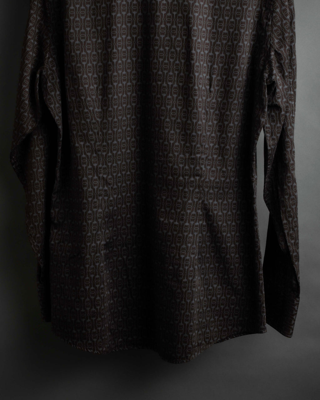 "GUCCI" Horsebit pattern shaped shirt