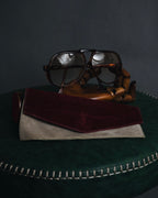 "Yves Saint Laurent" 80’s-90’s Oversized double-bridge aviator sunglasses