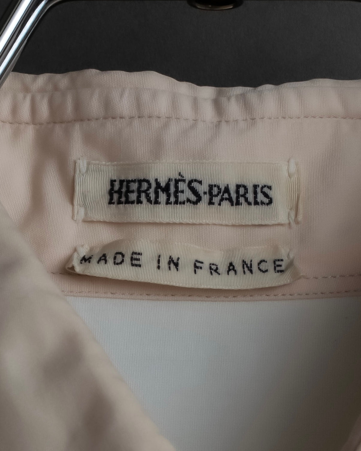 "HERMES" Margiela period collar change shirt