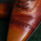 "Santoni" Gradient color leather derby shoes"