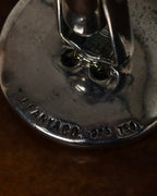 "Tiffany&Co" Button motif design silver cufflinks