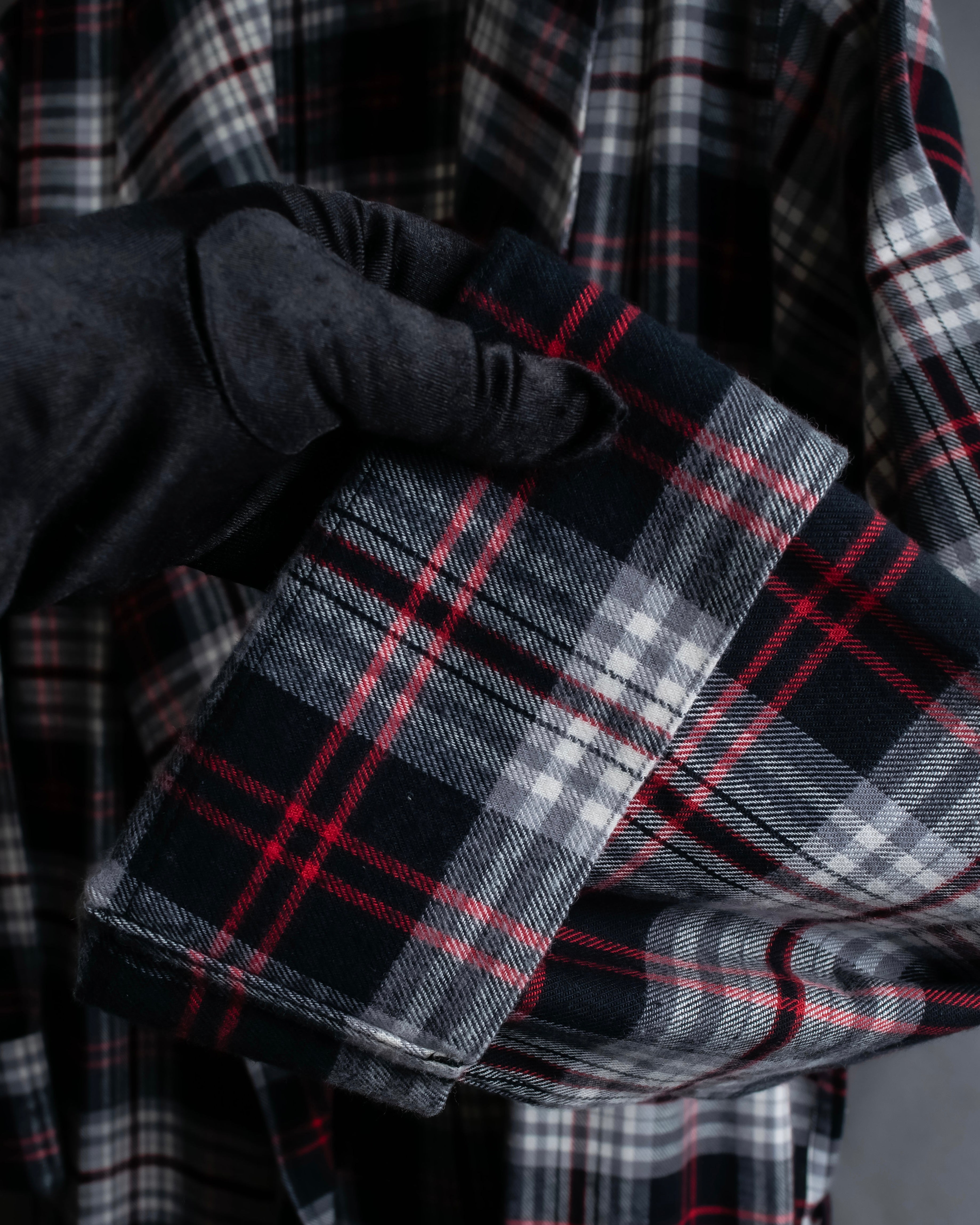 "POLO Ralph Lauren" Check pattern oversized belted gown coat