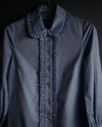 “GUCCI” 2015-2016 Ruffled collar cotton shirt