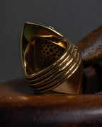 "GUCCI" Interlocking G rhinestone design dome-shaped ring