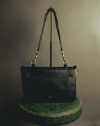 "RED VALENTINO" 2010's Ruffled leather shoulder bag