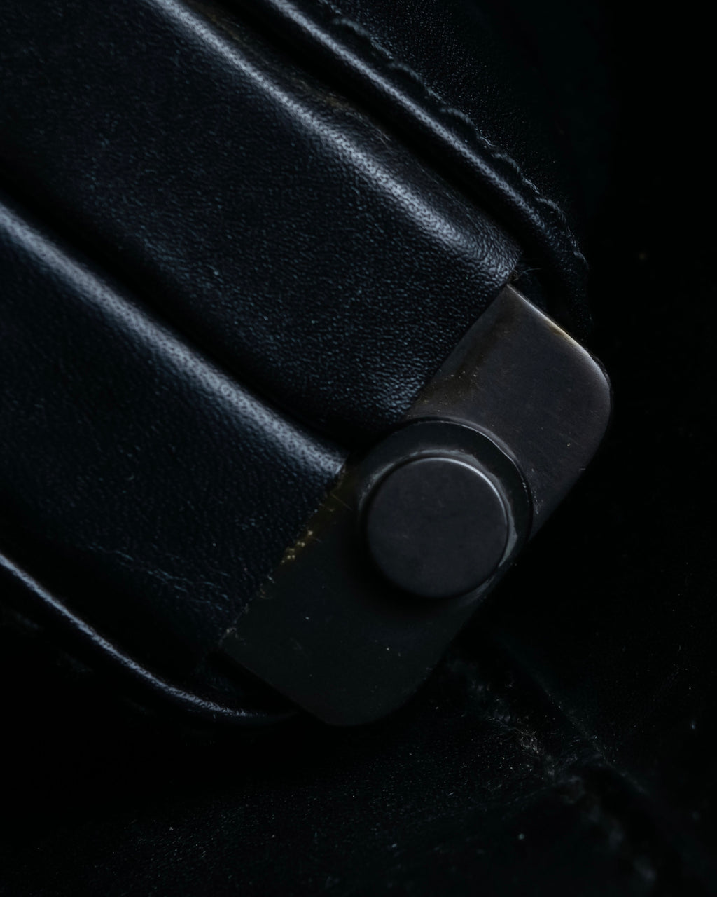 "GUCCI" Vintage gold metal fittings mini doctor bag