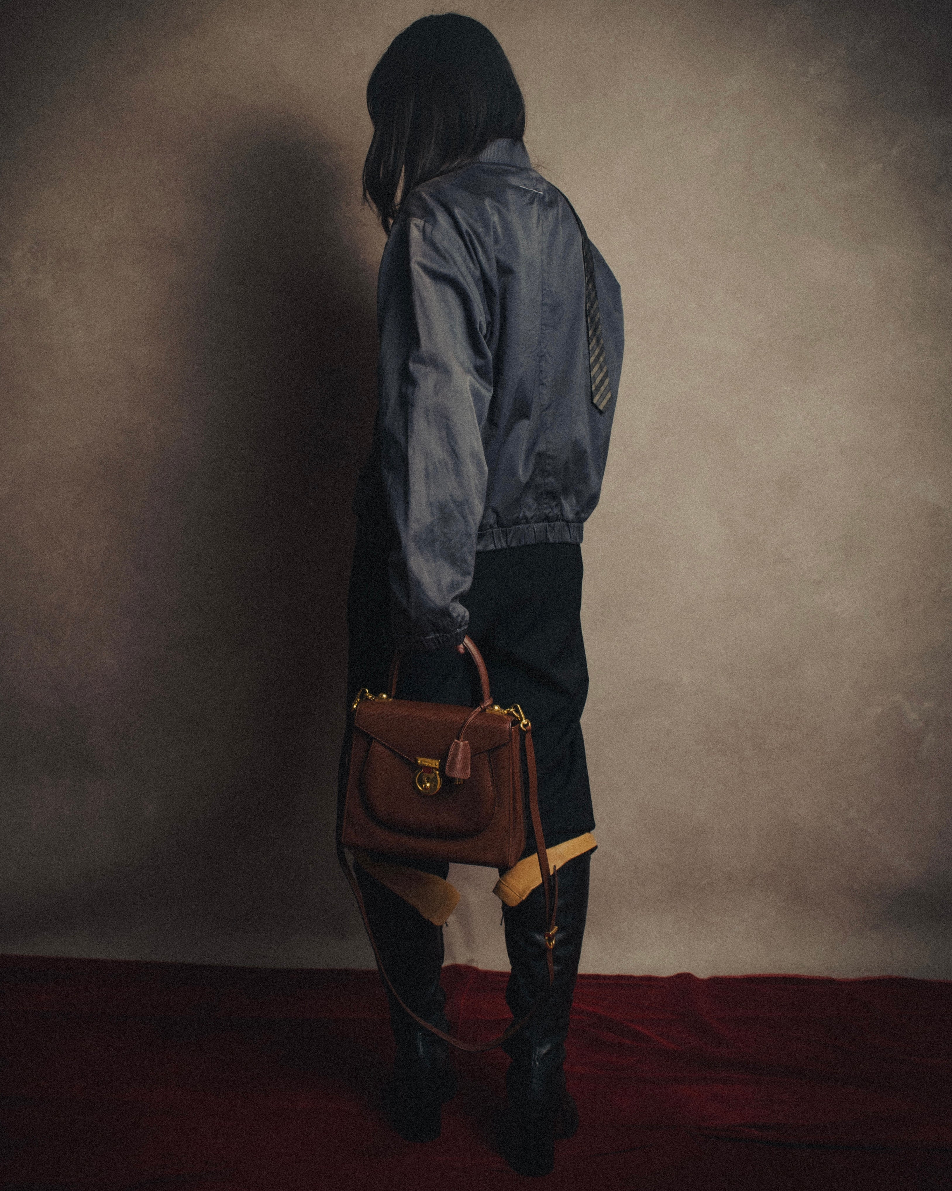 –SPECIAL– “Maison Martin Margiela” 2000’s 6 pockets garment dyed bomber jacket