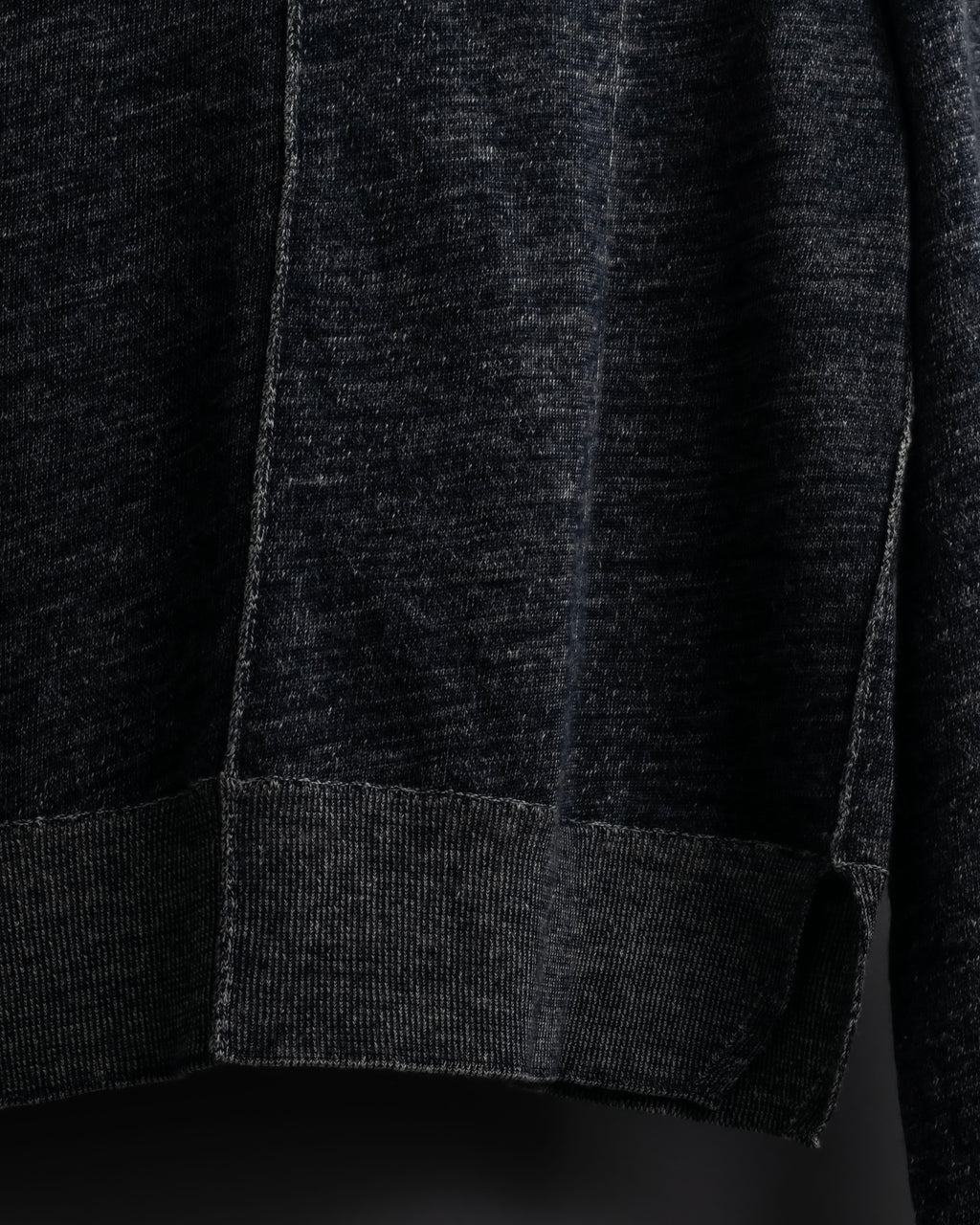 "CELINE" Inside-out stitching design knit pullover