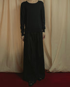 "CELINE" Hedi Slimane design compact silhouette wool knit