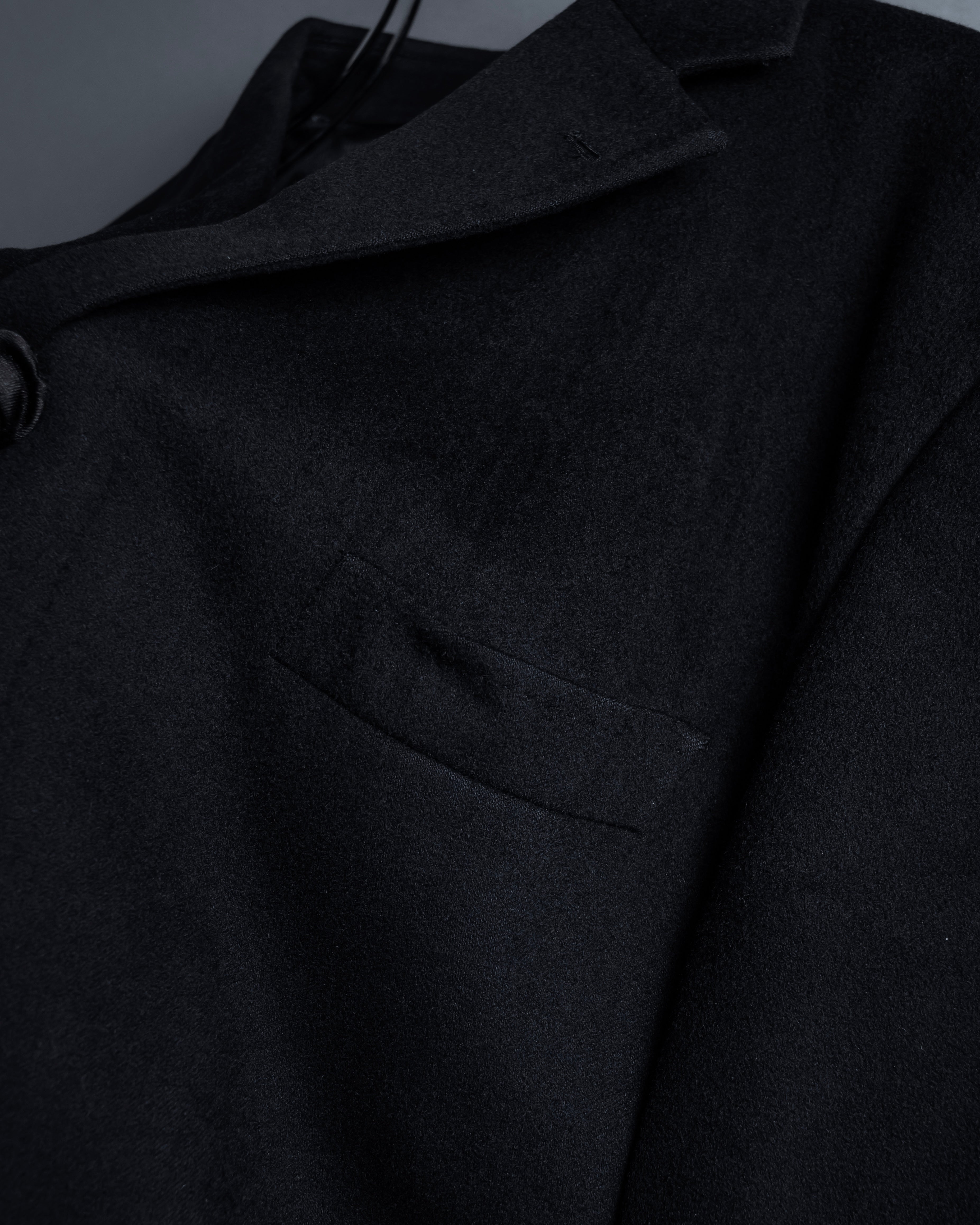 "Ermenegildo Zegna" Drapey finish 100% cashmere cloth chester coat