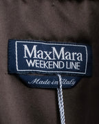"Weekend Max Mara" Fur collar front zipper blouson