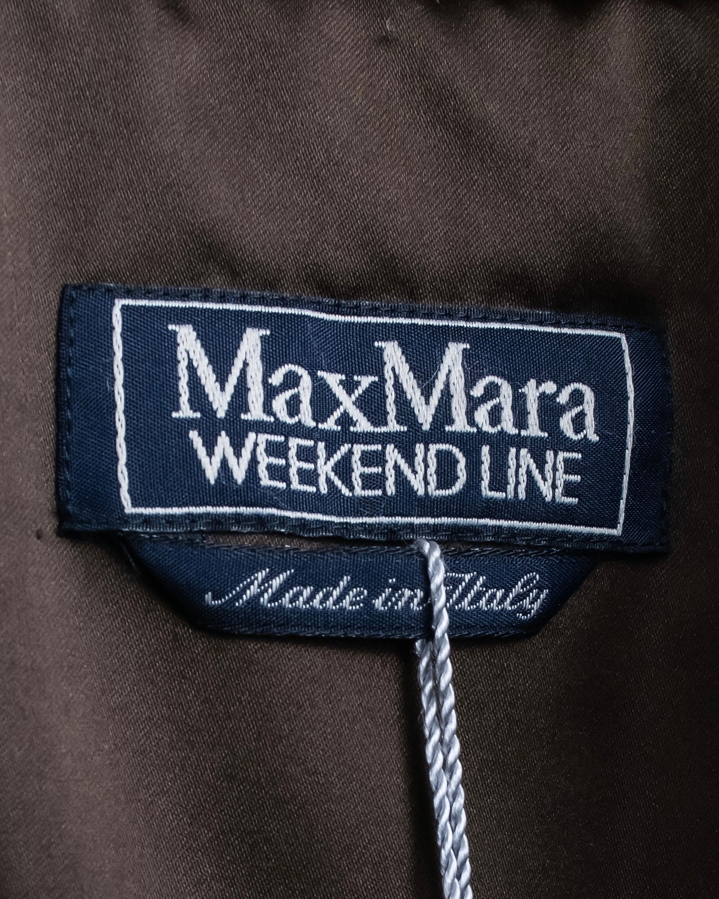 "Weekend Max Mara" Fur collar front zipper blouson