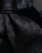 "JEAN PAUL GAULTIER HOMME" Geometric polka dot silk tie
