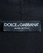 "DOLCE &amp; GABBANA" 100% silk snap button oversized cardigan