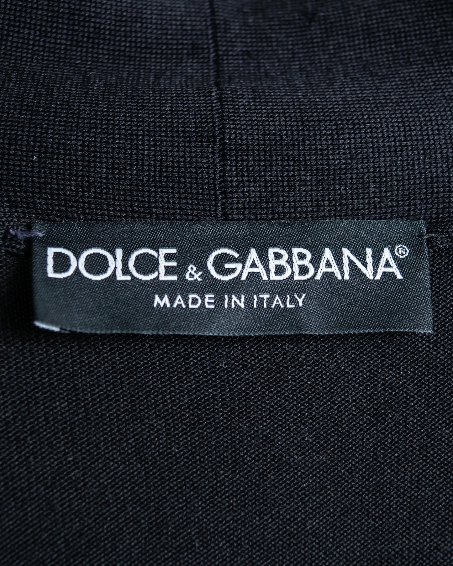 "DOLCE & GABBANA" 100% silk snap button oversized cardigan