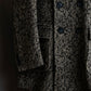 "LANVIN" Double breasted tweed chester coat