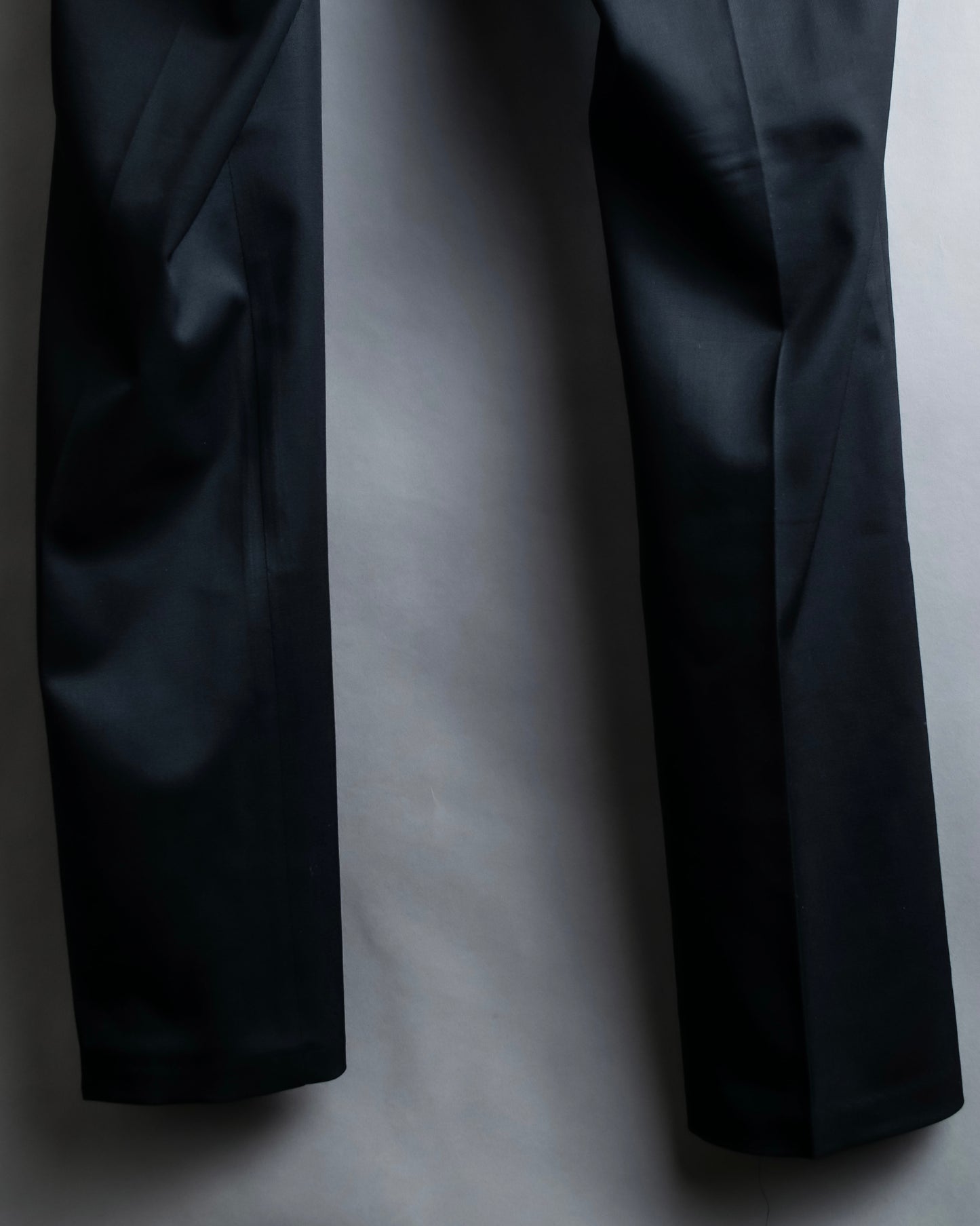 "GUCCI" Belted design wool blend sarouel slacks