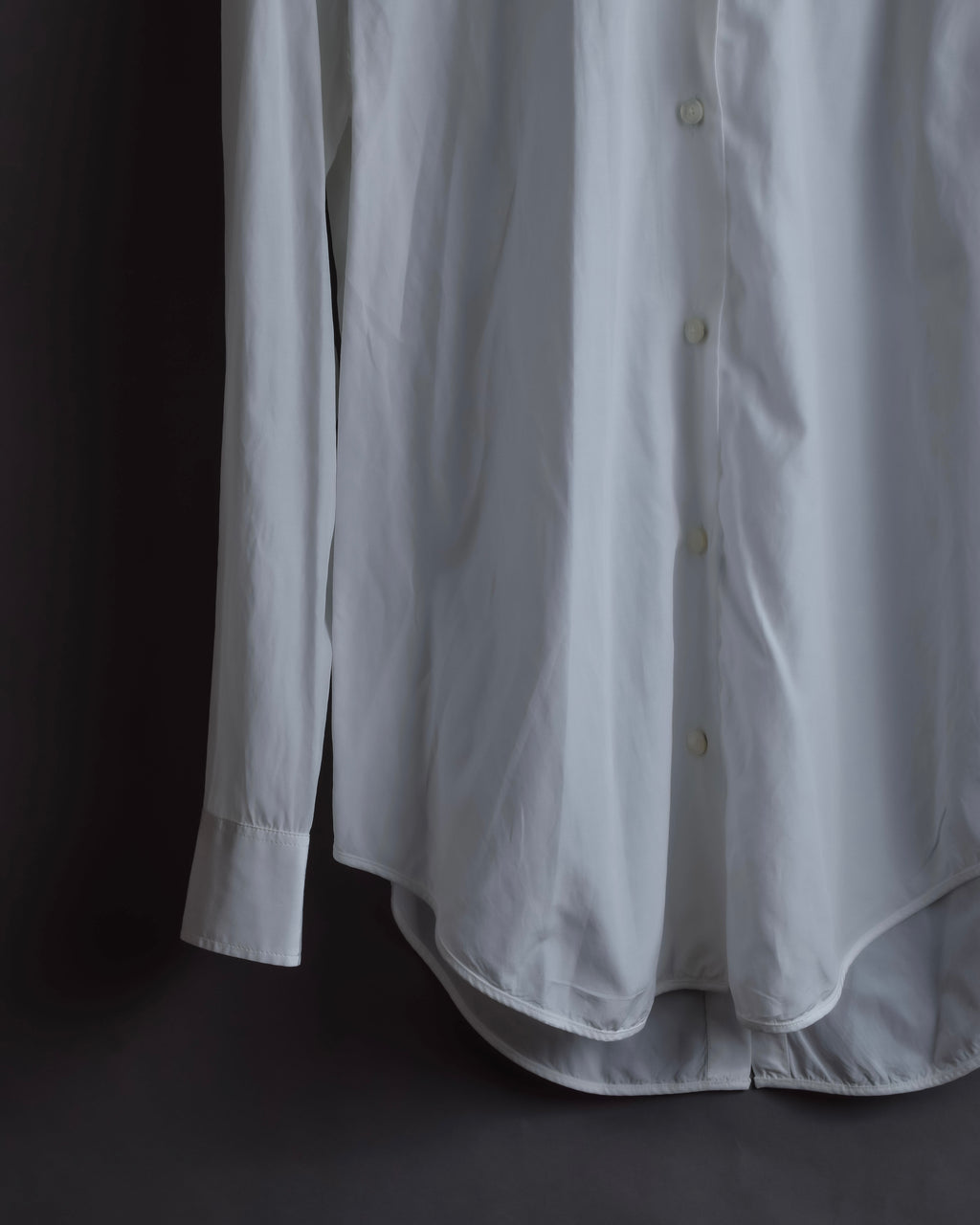 "Acne" Ribbon slit back design shirt