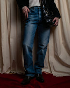 "CELINE" Stonewash design straight denim