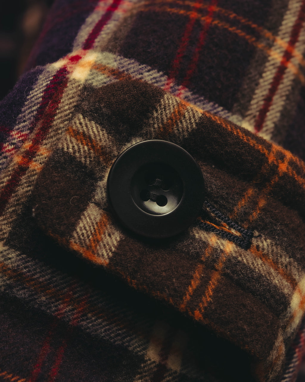 “sacai” 2010's Tartan wool cashmere padded hybrid coat