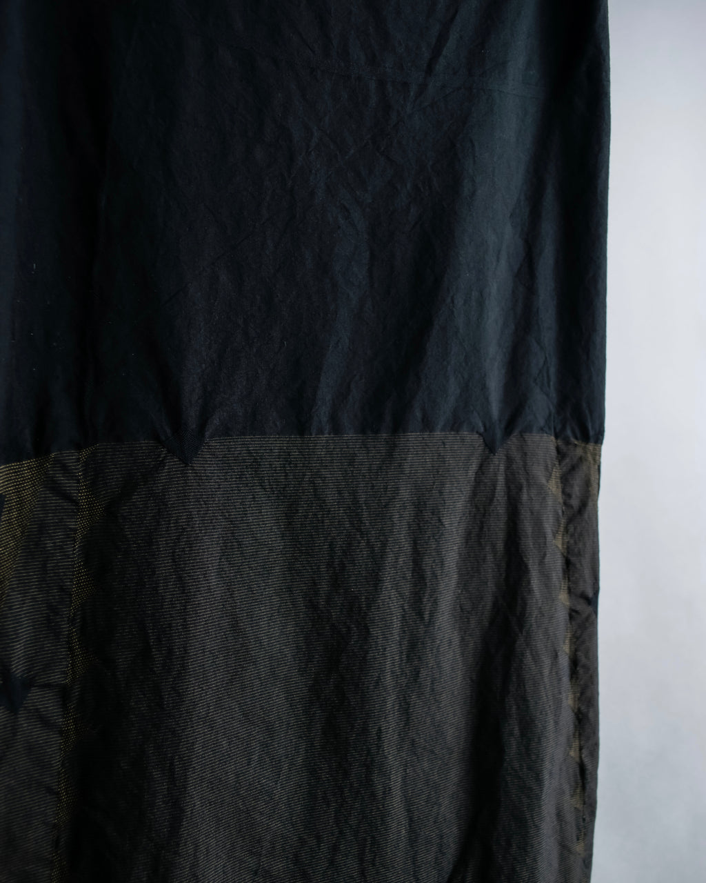 "A-POC" Wrap design high slit skirt