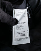 "sacai" Satin line design tapered slacks