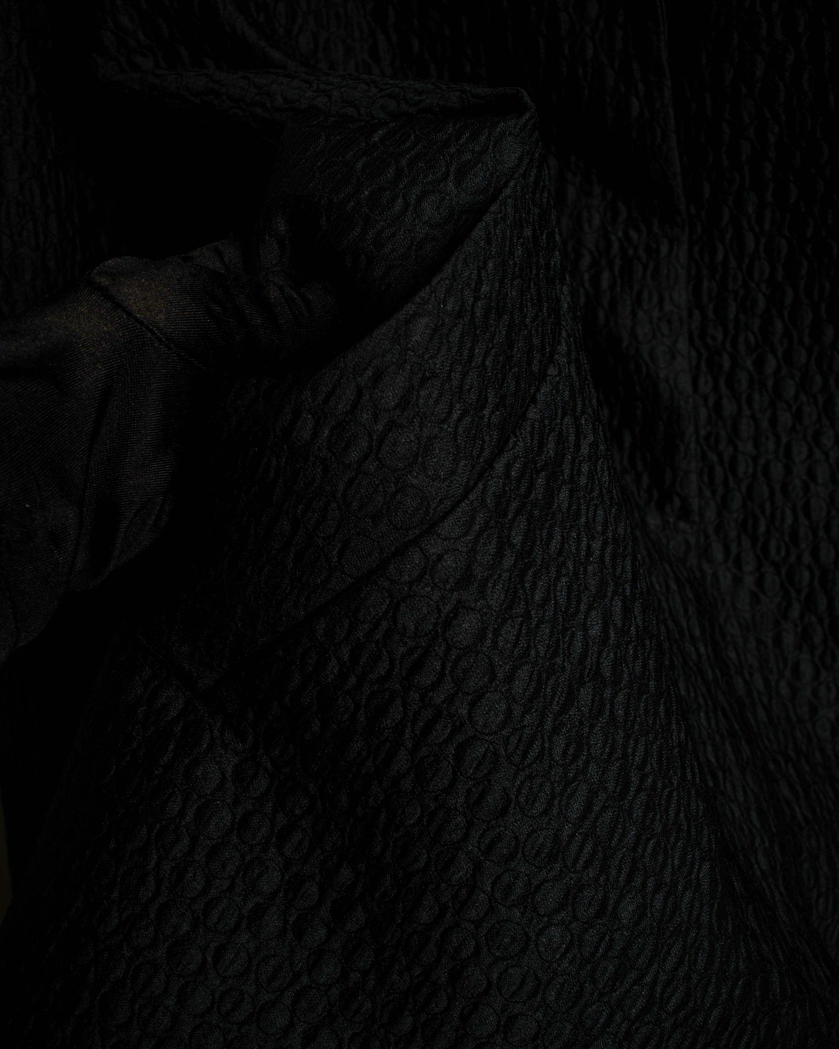 "DRIES VAN NOTTEN" Relief  jaguard uneven design chester coat