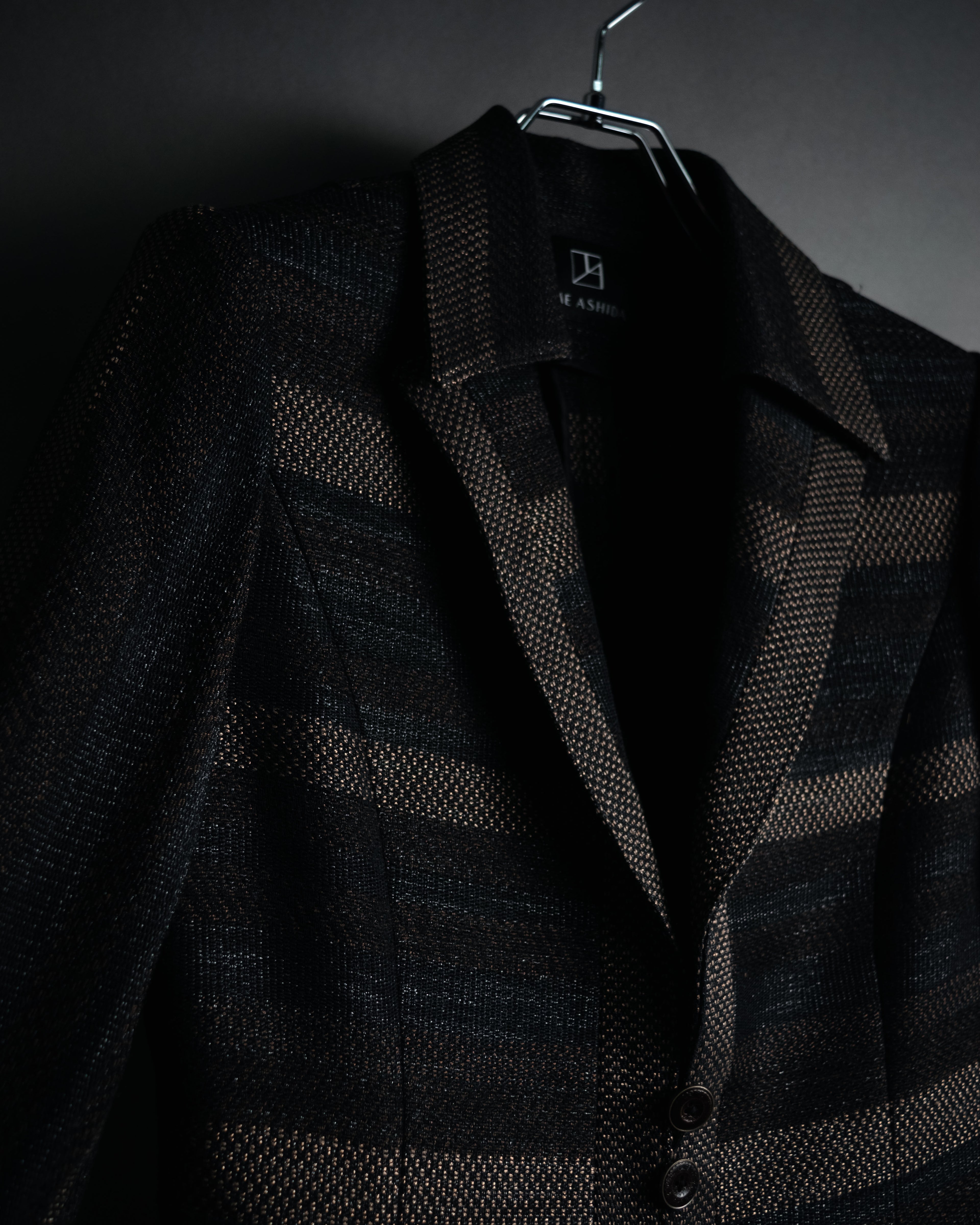 “TAE ASHIDA” 2008-2015 Structured border tweed jacket