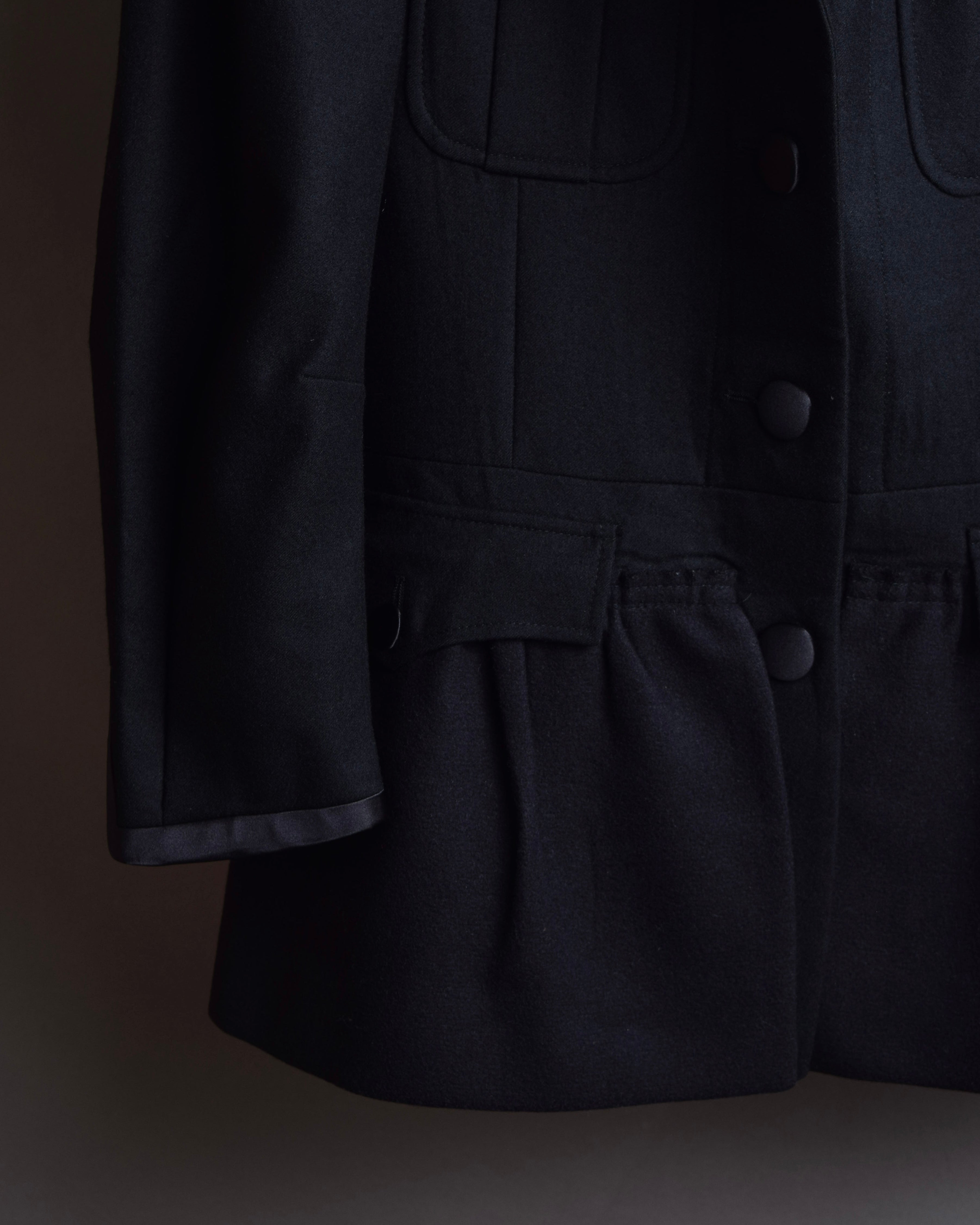 "MIU MIU" Military details trimmings tailored jacket