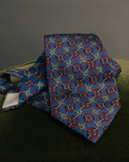 “HERMÈS” 90’s Rope and H motif silk tie