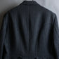 "Vintage striped three button tailored jacket"