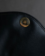 "Christian Dior" Metal parts design leather shoulder bag