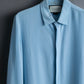 "GUCCI" 100% silk concealed placket shirt