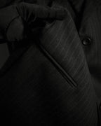 "ARMANI COLLEZIONI" Classic Italian tailoring stripe pattern set up