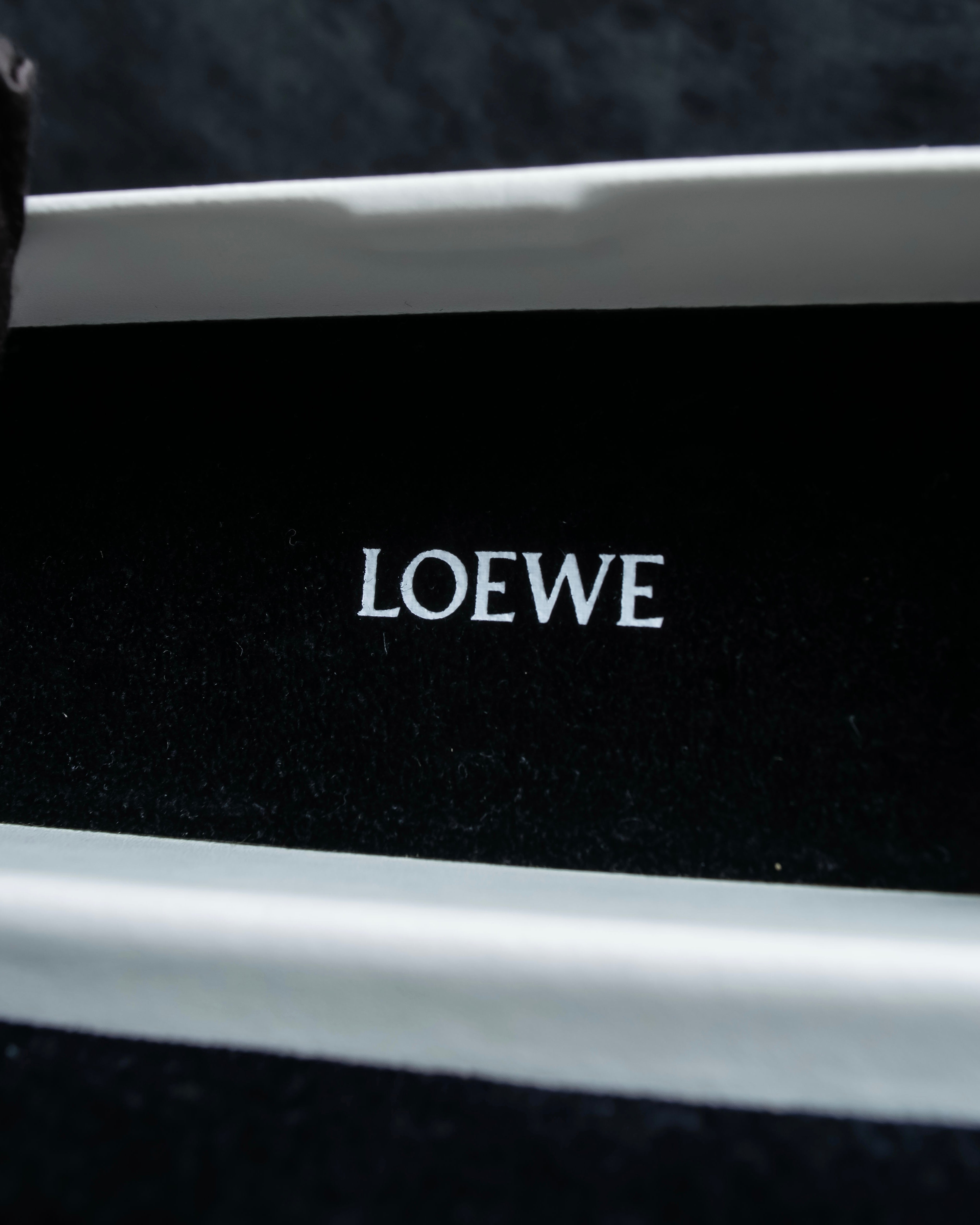 "LOEWE" Butterfly frame silver temple sunglasses