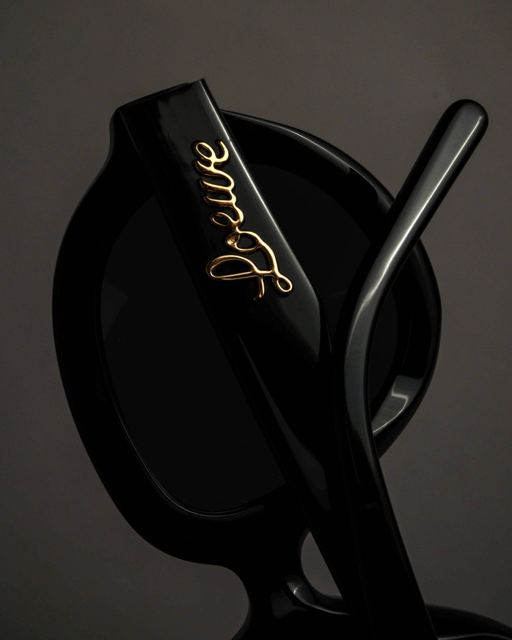 "LOEWE" Thick rim oval frame sunglasses