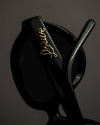 "LOEWE" Thick rim oval frame sunglasses