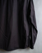 "GUCCI" Spread collar embroidered cotton shirt