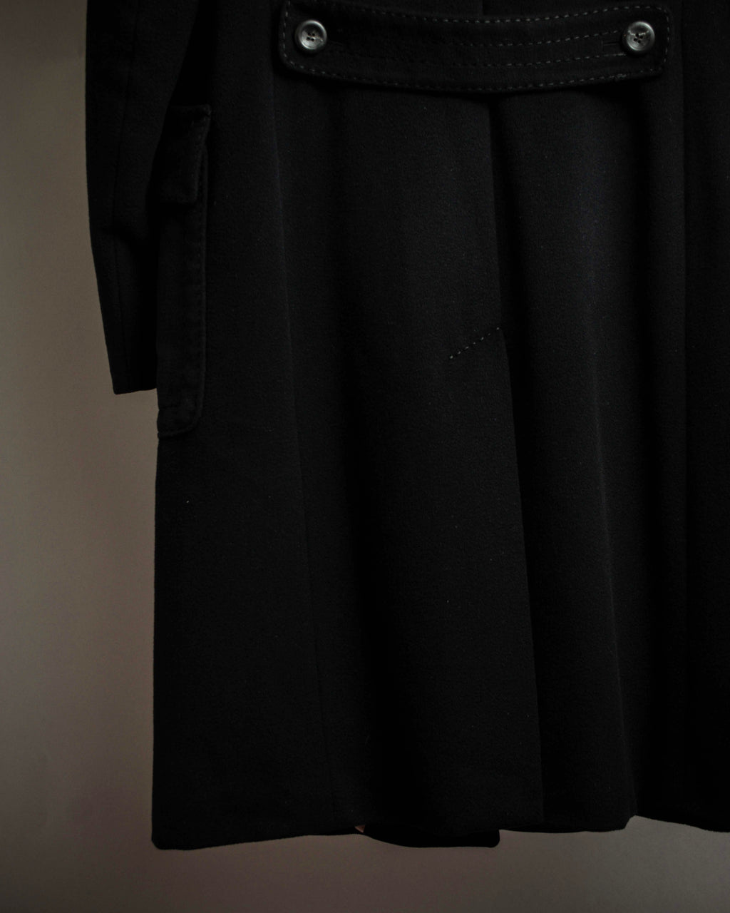 "Max Mara" Stitch design draping chester coat