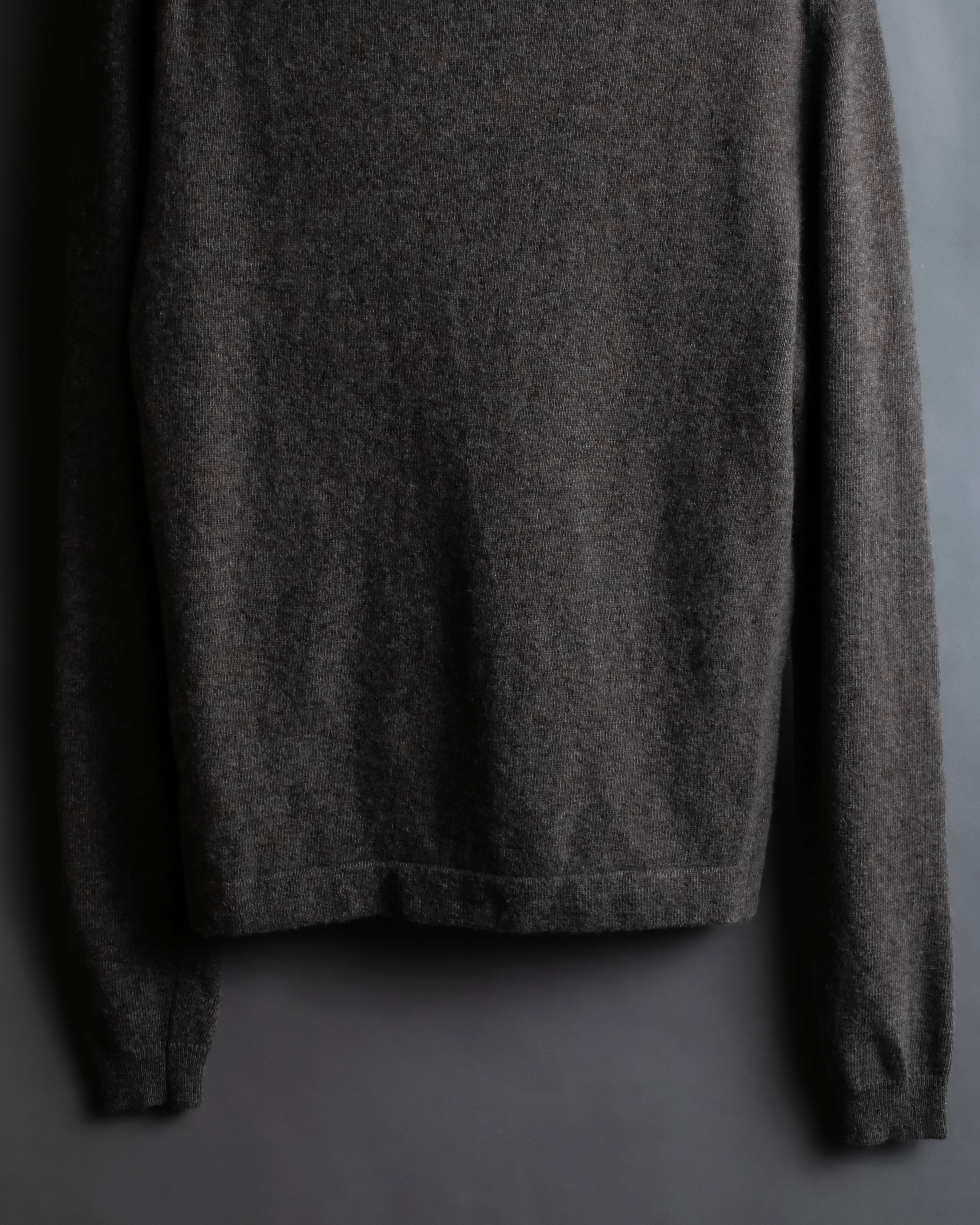 "HERMES" Margiela period cashmere high neck knit pullover