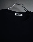 "JIL SANDER" 2019 Refined new minimal wool crewneck knit